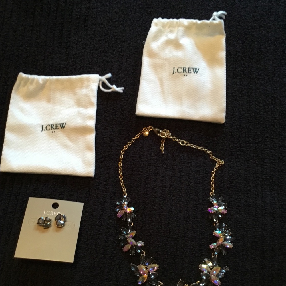 Jcrew necklace and earring set